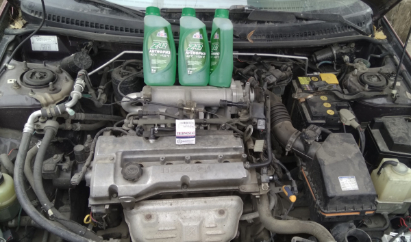Mazda 323: Как заменить охлаждающую жидкость