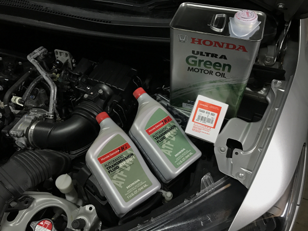 Как заменить масло в Honda Fit CVT вручную?